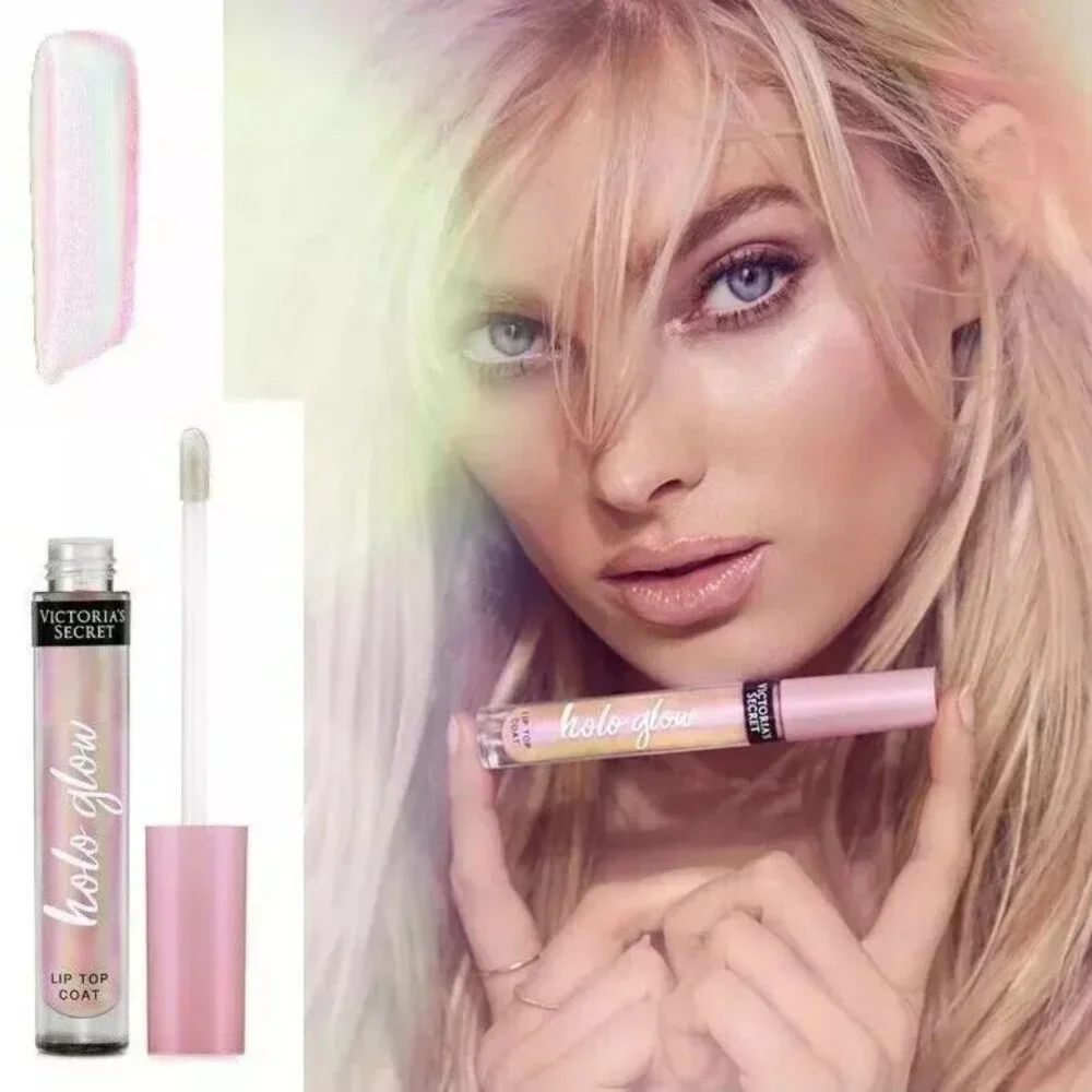 Victoria's Secret Holo Glow Lip Top Coat in Electric Blush NWT
